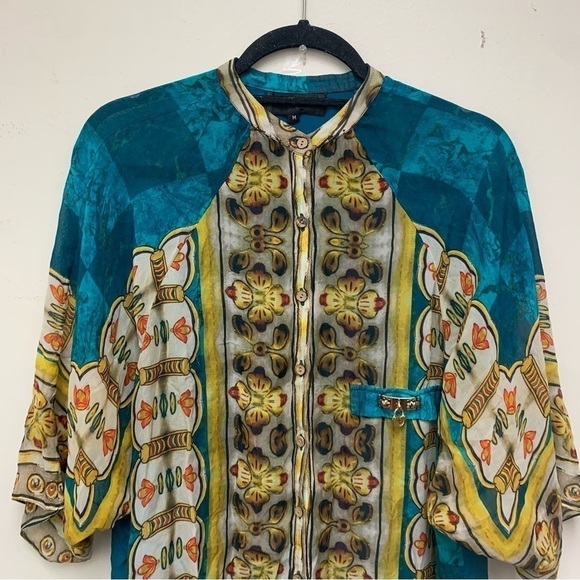 Hemant & Nandita 100% Silk Tunic - Picture 5 of 15